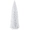 Best Choice Products White Artificial Holiday Christmas Pencil Tree w/ Metal Base